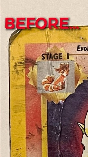 How To Clean A Pokemon Card!