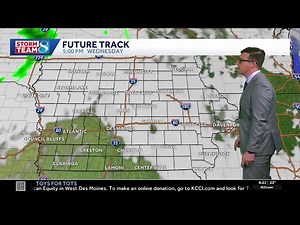 Iowa weather: Tracking mid-week rain chances with a brief temperature drop