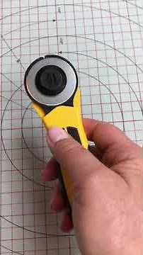 Change blades in seconds with the OLFA Quick Change Rotary Cutter