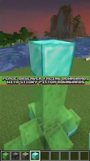 Minecraft rocket tutorial | #minecraft #minecraftshorts #minecraftbuilding #minecraftgameplay