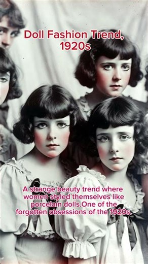 Doll Fashion of the 1920s 🎀🕰️ #history #fashion #1920s