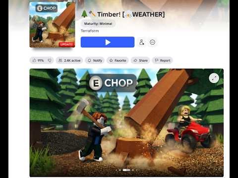 🌳 Cutting Trees for RARE MUTATIONS in Timber! (Roblox)