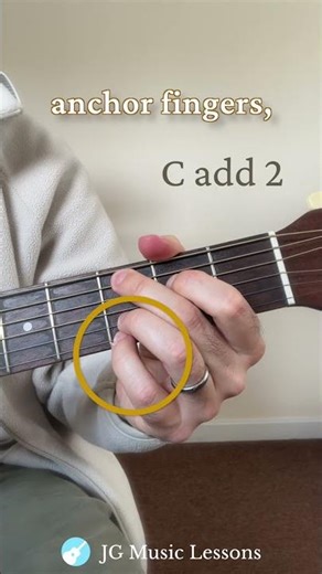 Stop Choppy Chord Changes With This C add 2 🎸