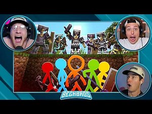 Reacting to ANIMATION vs MINECRAFT