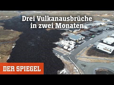 Lava verschlingt isländische Stadt Grindavík | DER SPIEGEL