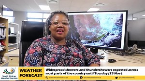 2.1K views · 52 reactions | Update of Weather Forecast 21 November 2021 https://youtu.be/31hPtGMTmaA | South African Weather Service | Facebook