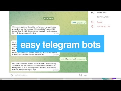 How to Make a Telegram Bot in 2 Minutes or Less (no coding skills required)