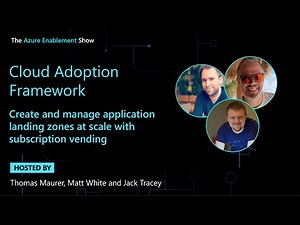 Create and manage application landing zones at scale with subscription vending