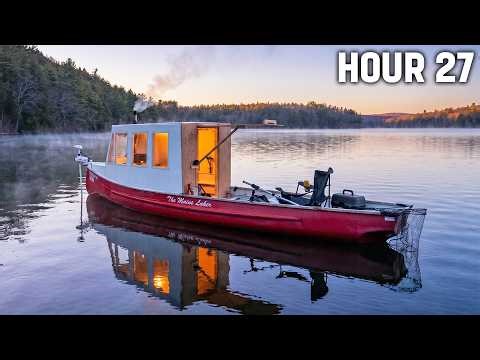 36hrs cold weather camping in my tiny stealth camper