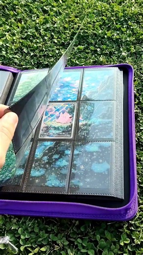 The beginning of my extended art binder #binder #extendedart #pokemon #pokemontcg #psyduck