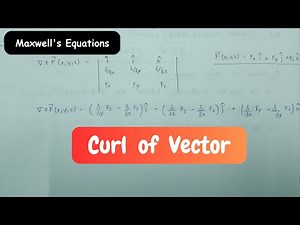 Curl of Vector | Vector Calculus
