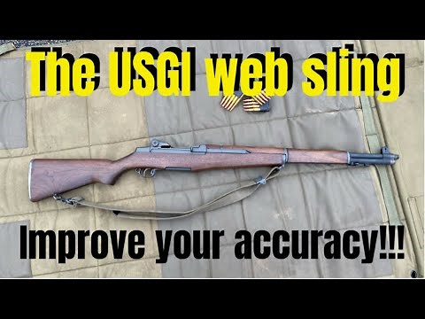 The USGI Web sling. The secret to accurate rifle shooting