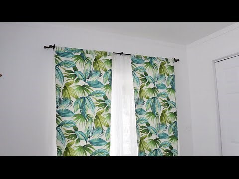How to Easily Install Double Curtain Rods