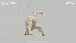 Leonardo Ninja Turtle Character Combat Development - vol 1