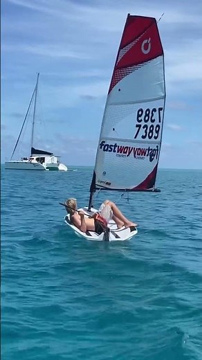 Sailing bic open skiff #sailing
