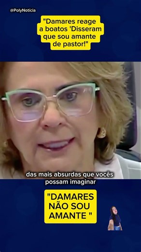 ​Damares reage a boatos: "Não sou amante de pastor!"