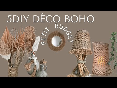 5 DIY DECO BOHO PETIT BUDGET SPECIAL RECUP