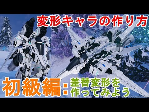 【 #PSO2NGS 】変形キャラの作り方 初級編：差替変形を作ってみよう！【調整内容公開】
