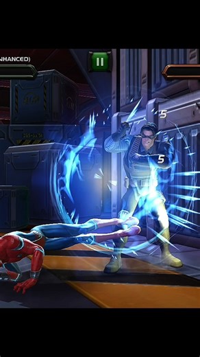 Day 20 Spider man Vs Winter Soldier Marvel fight #shorts #marvel #viral #spiderman #wintersoldier