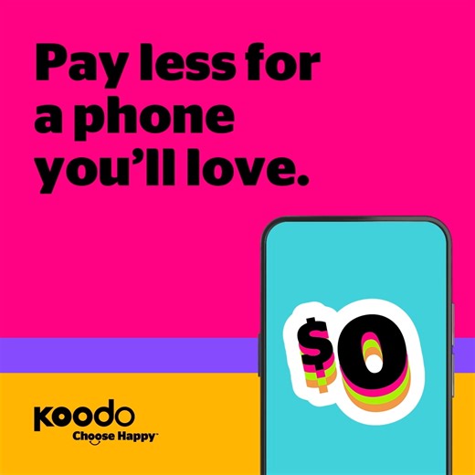 Upgrading for nothing upfront is proof that a little goes a long way. Get a $0 phone with the Tab at Koodo. | Koodo