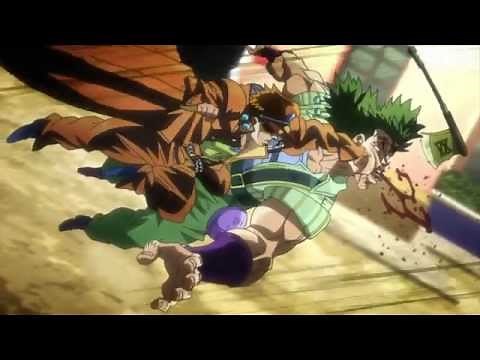 Kid Jotaro beats up Alessi