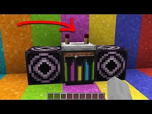 how to make a dj table in minecraft