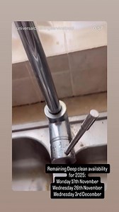 Remaining Deep clean availability for 2025 | Uni VersalCleaning