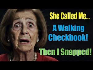 She Called Me Checkbook – I Froze $1M