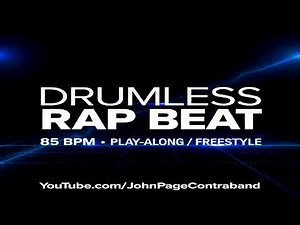 DRUMLESS Rap Beat Loop 85 BPM Free Backing Track NO DRUMS