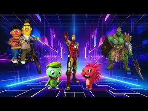 Augmented Reality Black Widow Nesting Dolls, Cookie Monster, Iron Man, Flippy & More!