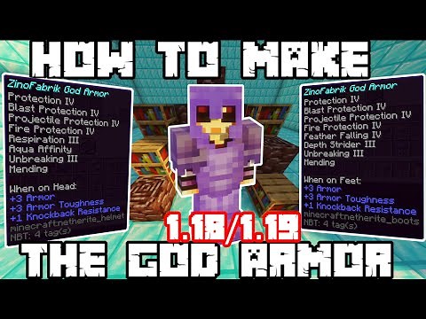 How to make The God Armor in Survival 1.18/1.19