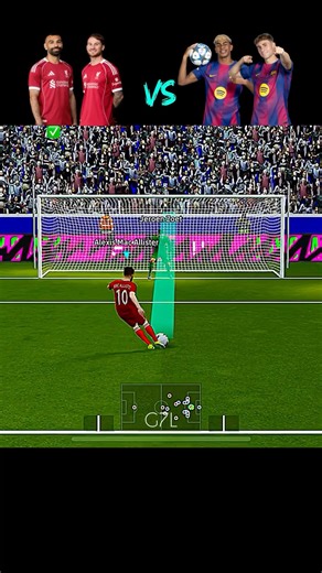 Salah x Mac Allister 🆚 Lamine Yamal x Fermin Lopez 🔥 Penalty Challenge #efootball2026