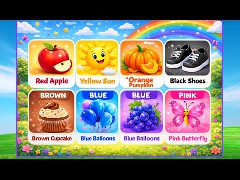 Colors for Kids | Learn Colors with Fun Pictures for Toddlers