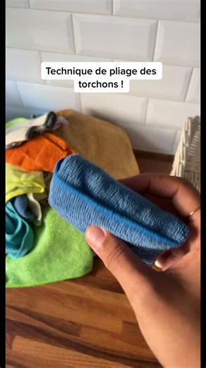 Technique de pliage des torchons !