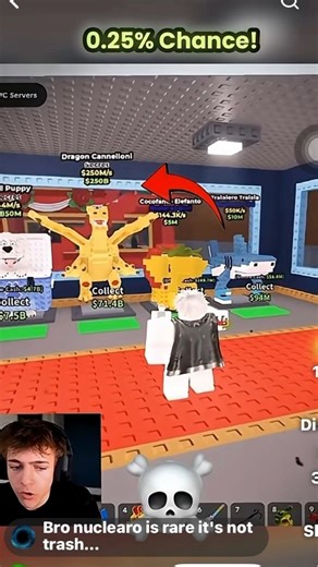 Others opening lucky block vs hacker #trending #roblox #luck #sammy #stealabrainrot #gaming #edit
