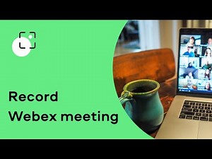 How to record a Webex Meetings for free | screen recording (Tutorial 2020)
