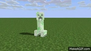 Creeper Exploding TEST on Make a GIF