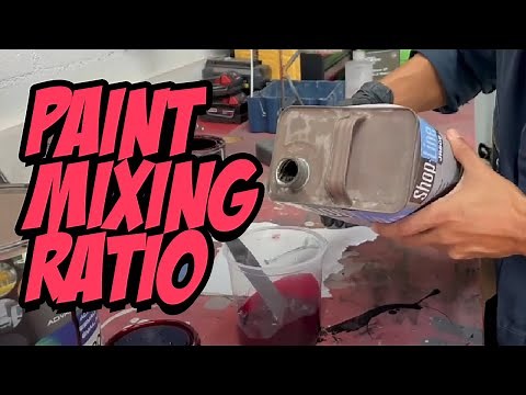 🚨Paint Mixing Ratio | Differentiate Thickness of Paint | Viscosity of Sprayable Candy or Basecoat 😎🌴