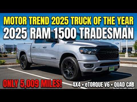 2025 Ram 1500 Tradesman Quad Cab 4x4 Walkaround | MotorTrend Truck of the Year | Way Scarff Ford