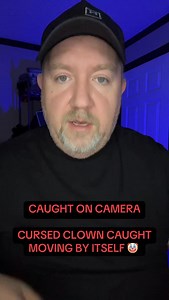 Cursed Clown Caught Moving On Camera #scary #paranormal #haunted | The Supernatural Sleuth