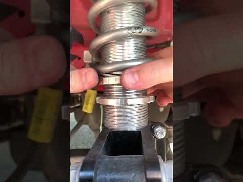 S550 Viking crusader coil over adjustments.