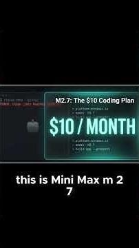 How Minimax Starter $10 Plan Beats Claude Pro #ai #aicoding #investing #claudecode