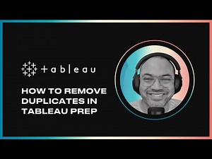 How to remove duplicates in Tableau Prep | Group by