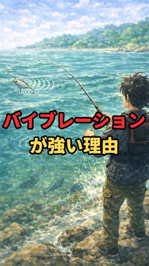 バイブレーション が強い理由 #釣果アップ #釣り雑学 #名言