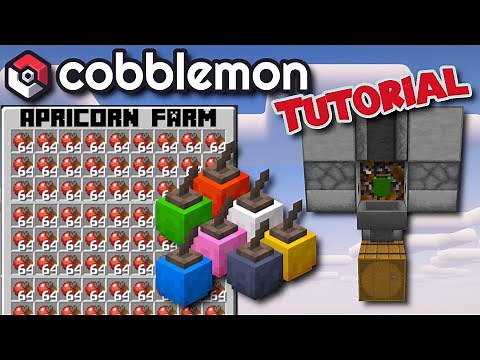Easy Automatic Apricorn Farm | Tutorial | Cobblemon