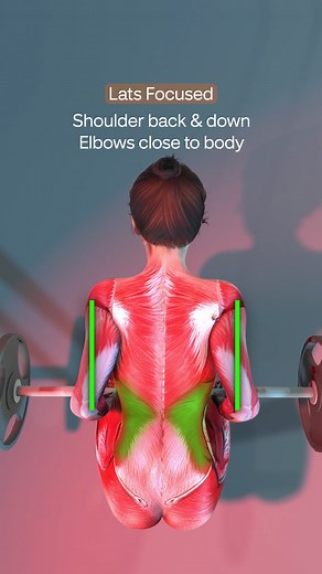 Maximize your rowing technique with these essential tips: Hinge at the Hips – Maintain a strong and stable base for proper form. Lats Focused – Keep your shoulders back and down, elbows close to your body, and pull towards your lower tummy for optimal lat engagement. Mid-Back Focused – Retract your scapula and position your elbows at a 45-degree angle to target your mid-back effectively. Refine your form to build strength, improve posture, and prevent injury! #rowingtechnique #latengagement #mid