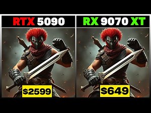 RTX 5090 vs RX 9070 XT - FPS Showdown