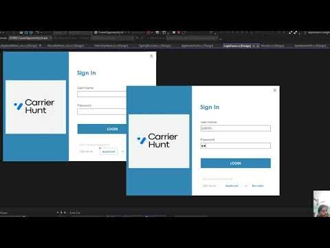 C# webfrom Project:- CarrierHunt