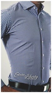 Mens athletic fit dress shirts crafted from athletic performance fabric | State & Liberty Clothing Company