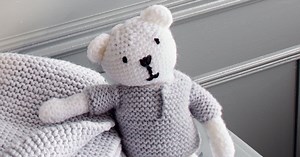 Patron gratuit pour tricoter un doudou ourson